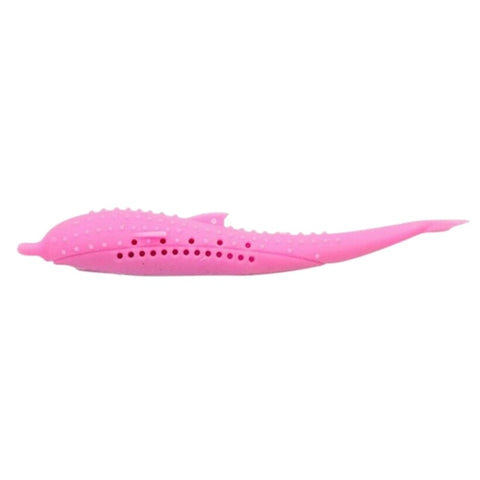 2019 Hot Silicone Fish Shape Cat Toothbrush Teething Toy with Catnip Pet Toys QJ888 #3