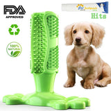 Pet Dog Toothbrush Chew Toy Doggy Brush Stick Soft Rubber Teeth Cleaning Dot Massage Toothpaste for Small dogs Pets Toothbrushes