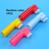 New Rubber Pet Finger Toothbrush Dog Toys Environmental Protection Silicone Glove for Dogs and Cats Clean Teeth Pet Supplies