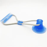 Dog Interactive Activity Toy Doggy Suction Cup Push Ropeball TugToy TPR ball for Pet Tooth Cleaning