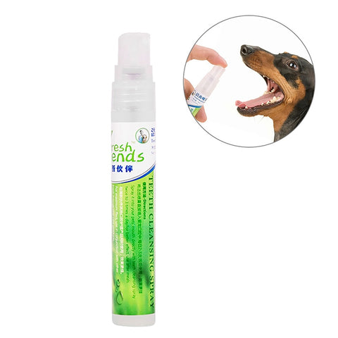 Dog Supplies Pet Breath Freshener for Dog and Cat Healthy Dental Care Dog Fresh Breath Spray Freshens Breath 14 ml