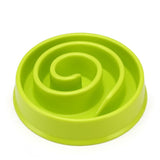 Useful Anti Choke Pet Dog Feeding Bowls Plastic Snail Shape Slow down Eating Food Prevent Obesity Healthy Diet Dog Accessories