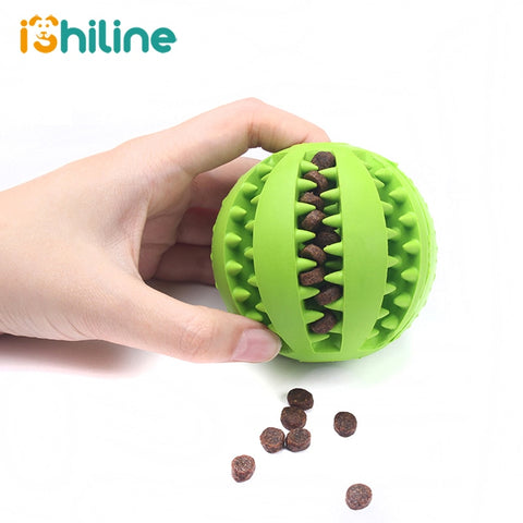 Pet Sof Pet Dog Toys Toy Funny Interactive Elasticity Ball Dog Chew Toy For Dog Tooth Clean Ball Of Food Extra-tough Rubber Ball